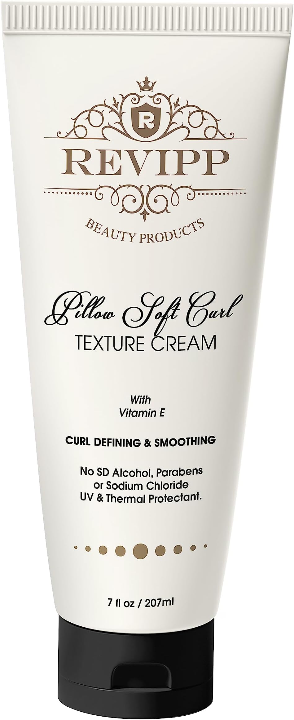 REVIPP Beauty Texture Cream - 7fl oz Fast Drying Curl Defining Cream with Vitamin E for Frizzy, Rebellious Curly Hair