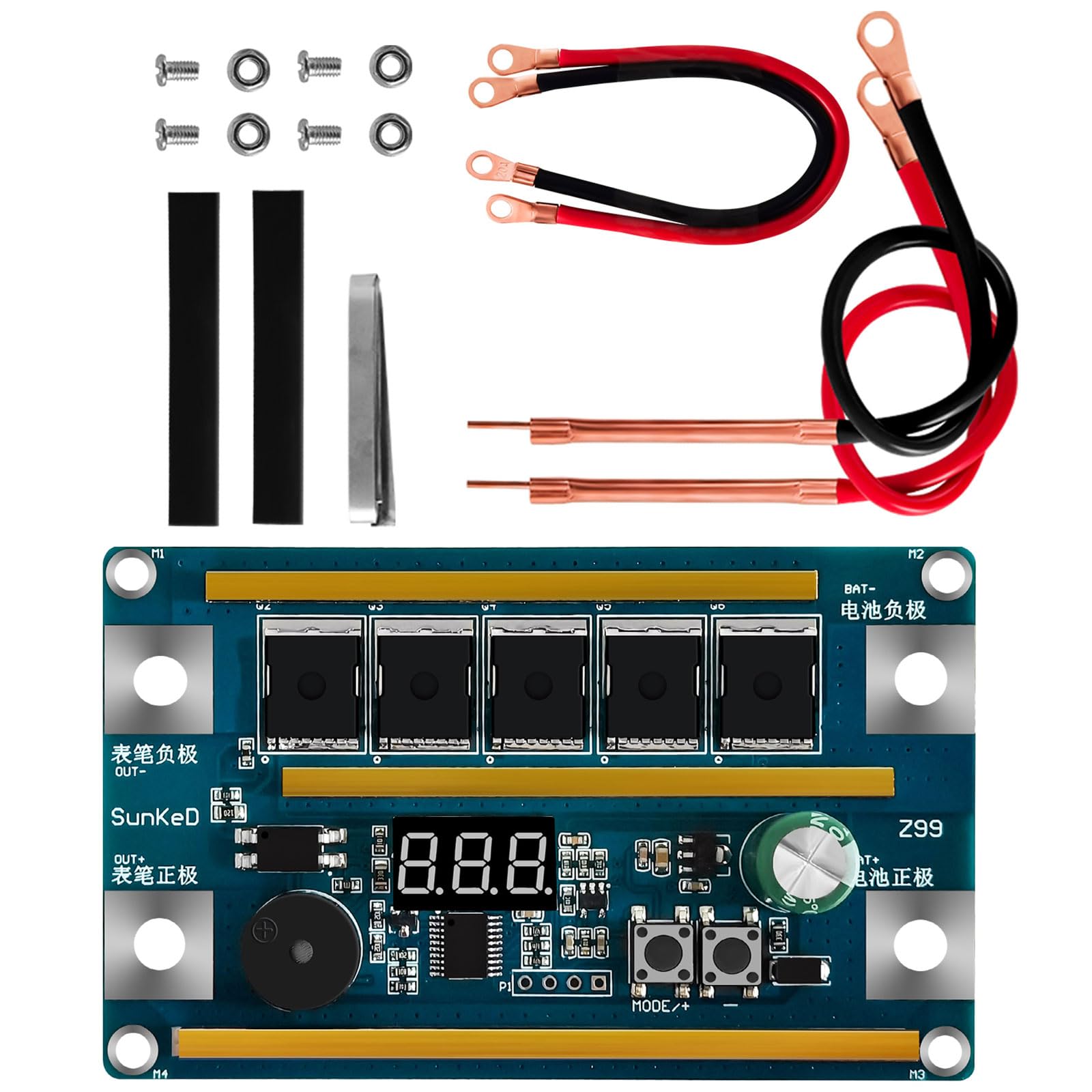 99 Gear Spots Welding Battery Energy Storage Machine Circuit Board Equipment for 18650 Battery Portable Welder