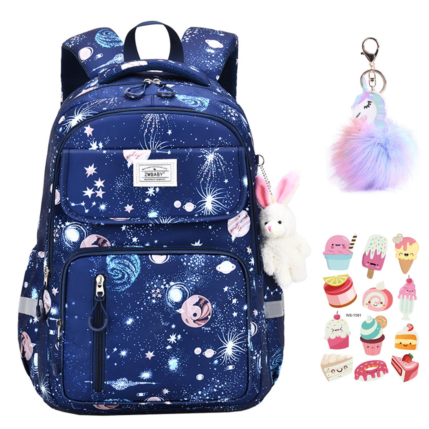 SYtrade Animal Print Kids School Backpack – 3D Hippo Design, Durable Bookbag For Boys & Girls - View #10