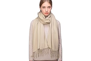 Beige Scarves for Women: Pashmina Shawls and Wraps for Every Occasion