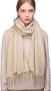 RIIQIICHY Women's Scarf Pashmina Shawls and Wraps for Evening Dress Bridesmaid Wedding Bridal Winter Warm Long Large Scarves
