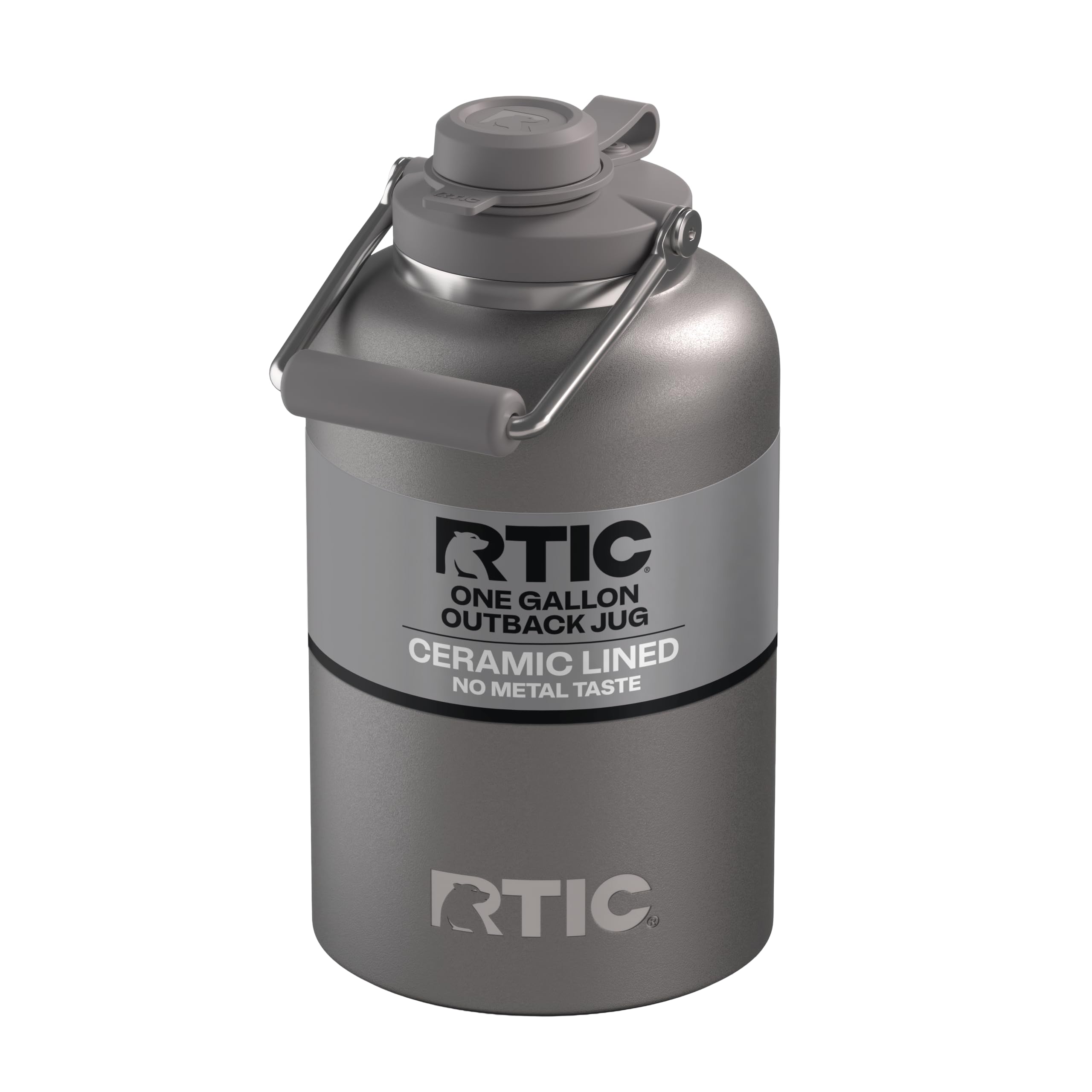 RTIC 1 Gallon Outback Jug, Ceramic Lined, Graphite
