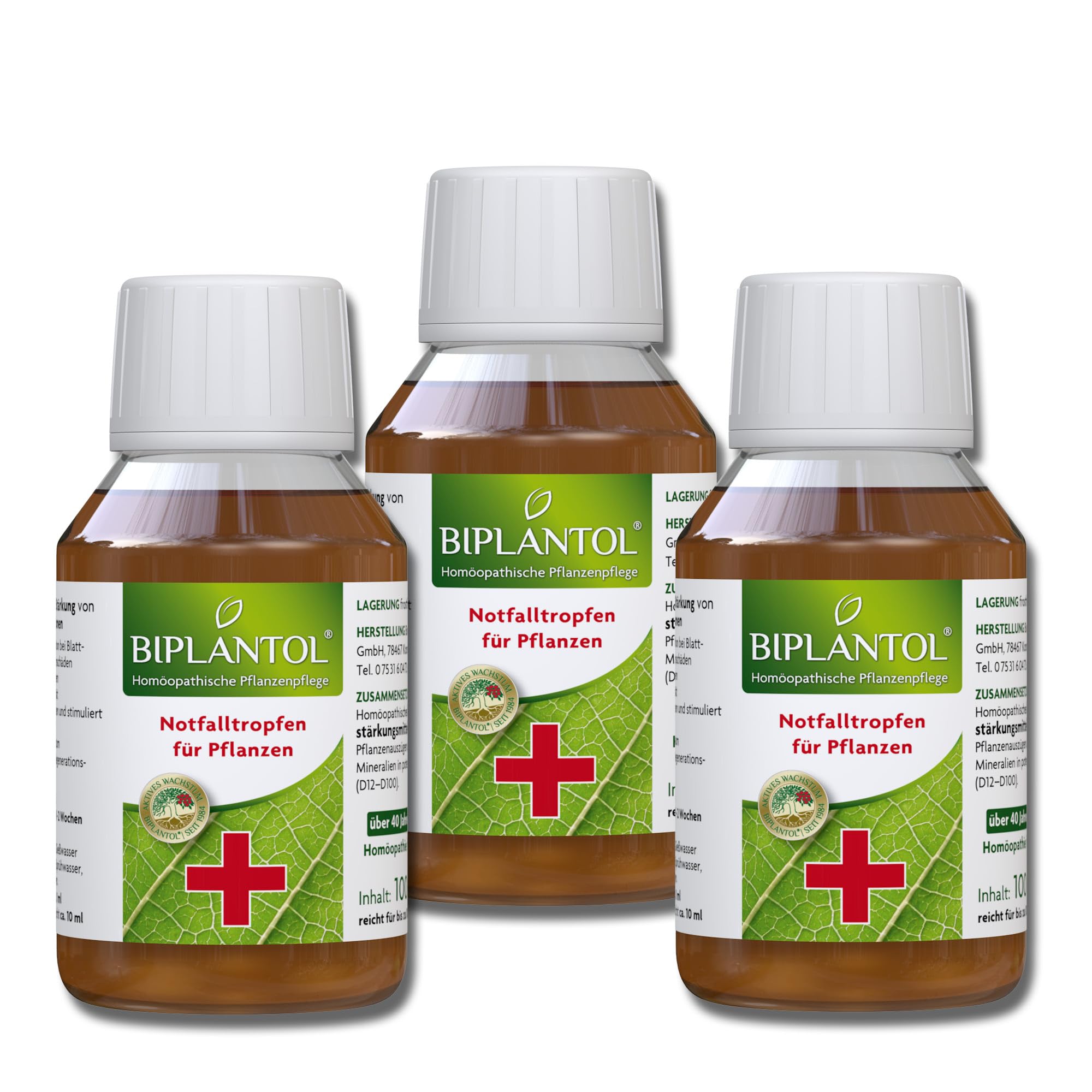 BIPLANTOL® Notfalltropfen 300ml – Natürliche Pflanzenstärkung bei Stress & Pflanzenschäden – Erste Hilfe für geschwächte Pflanzen – Fördert Regeneration & Vitalität – Umweltschonend, bienenfreundlich