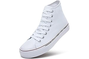 Women's White High Top Sneakers
