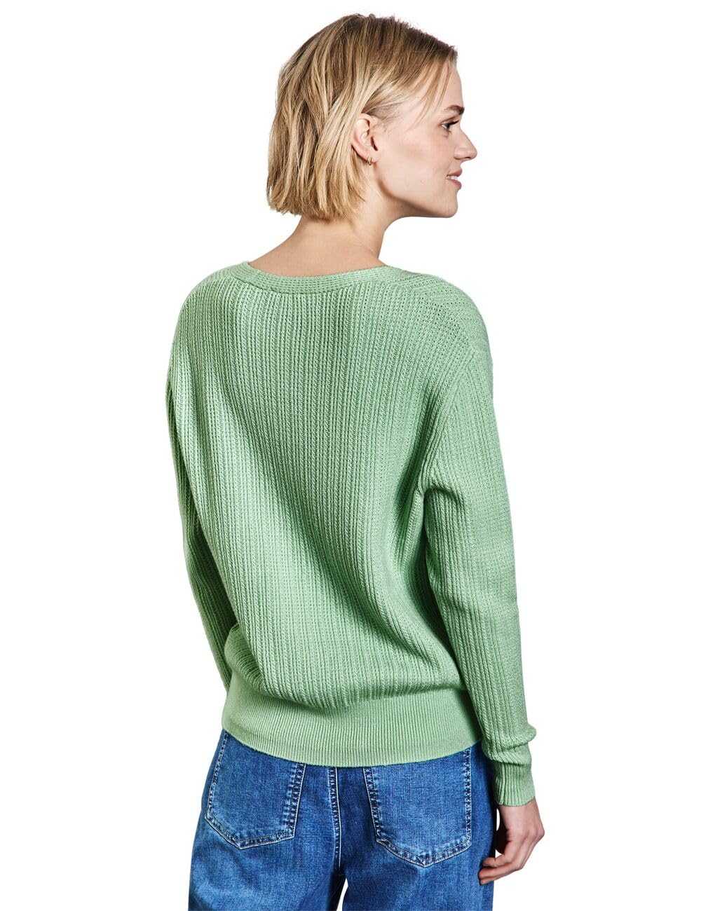 Street One Damen Kuscheliger V-Neck Pullover