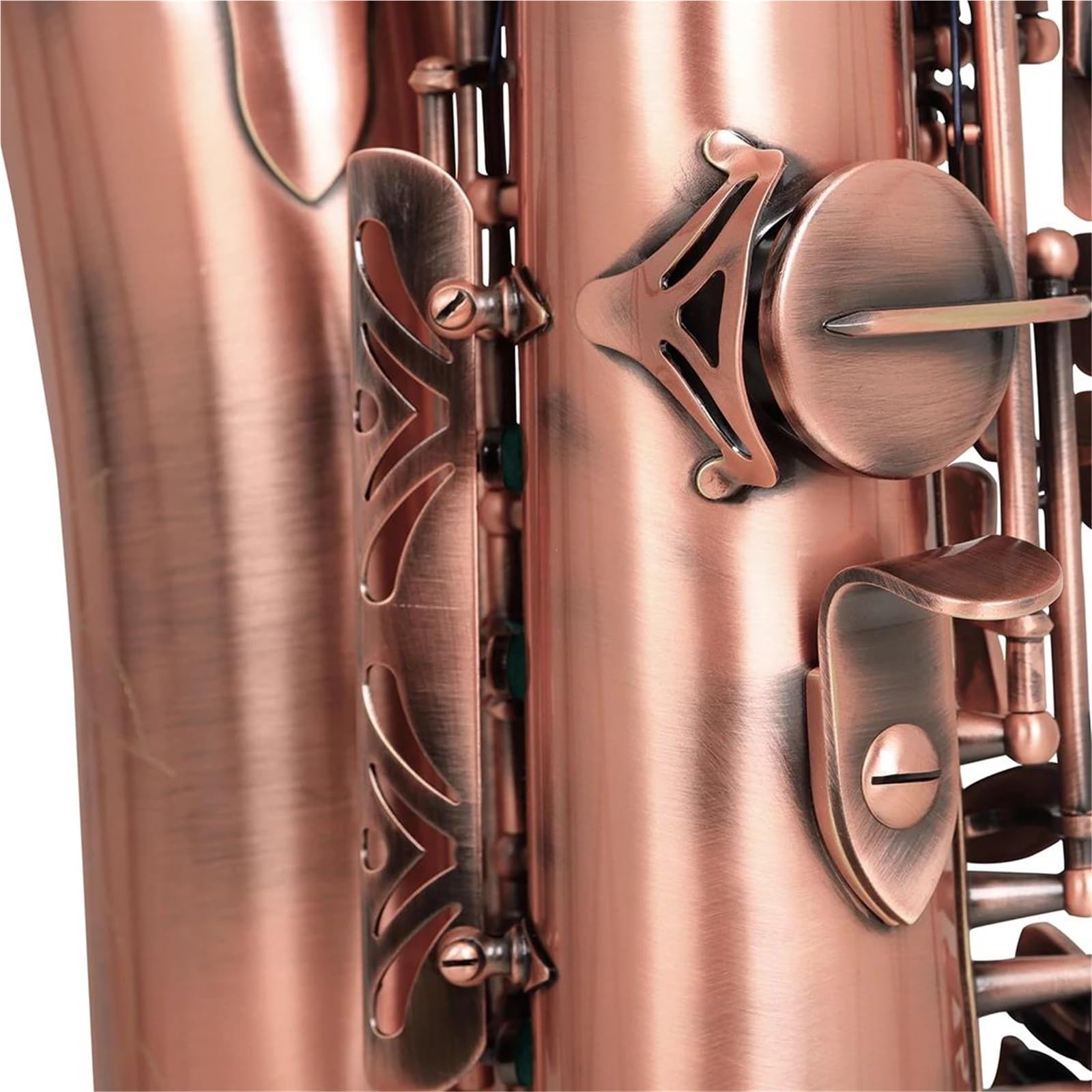 Sassofono professionale Strumento Professionale In Ottone Sib Sax Tenore Vintage Rosso