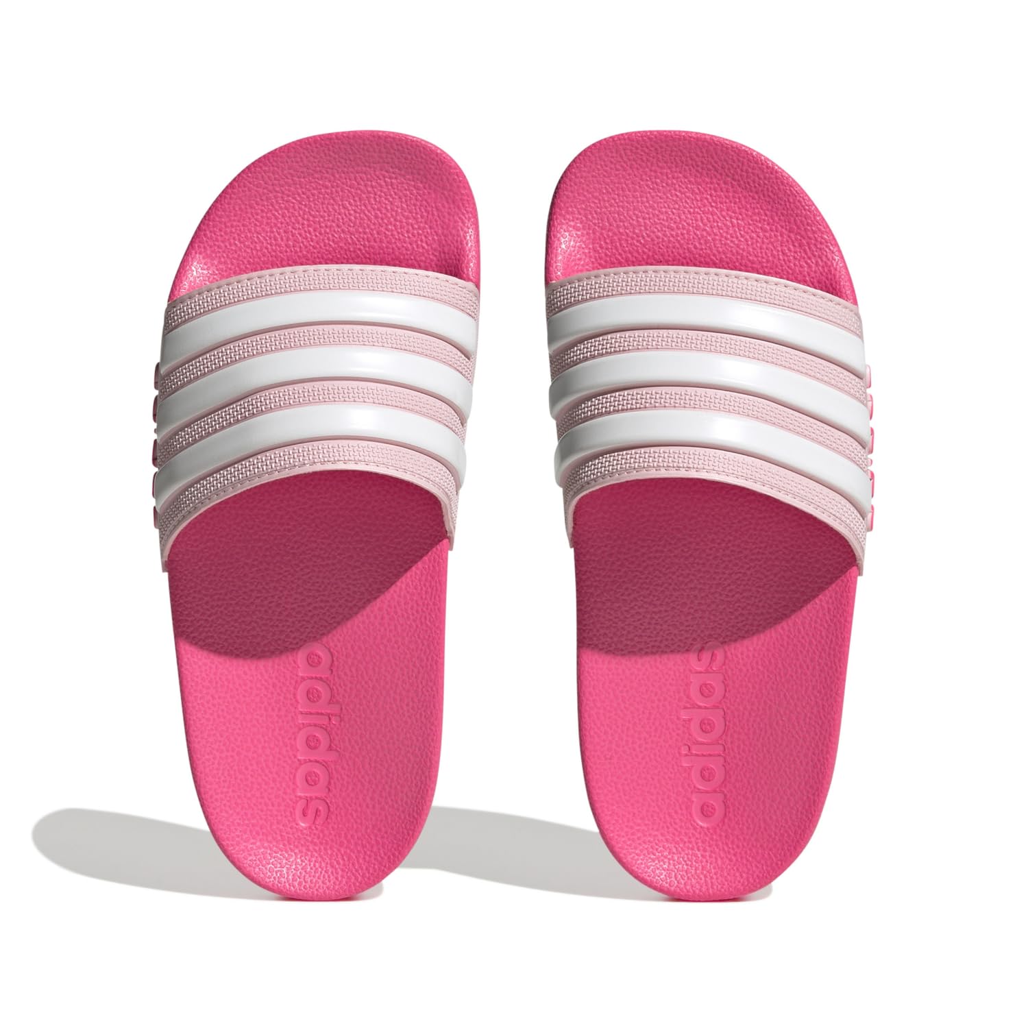 adidas Adilette Shower Slide Sandal, Clear Pink/White/Lucid Pink, 13 US Unisex Little Kid – Ansicht 5