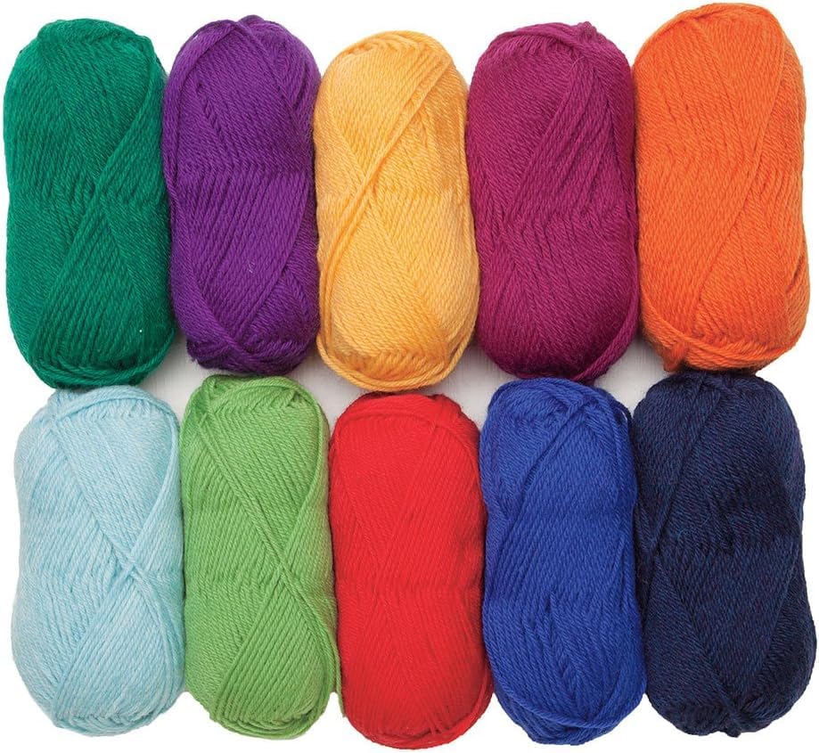Image of ProKart Premium Woolen 4 ply Hand Knitting Wool Yarn | Fine Weight Knitted and Crocheted Soft Yarn for Sweater, Scarf, Hat, Baby Clothes, Baby Sports, Purse, Gift Bags & DIY Craft Accessories Projects (1 Ball /100 Gram Each) (Light Green, 100gms x 2 Pack)