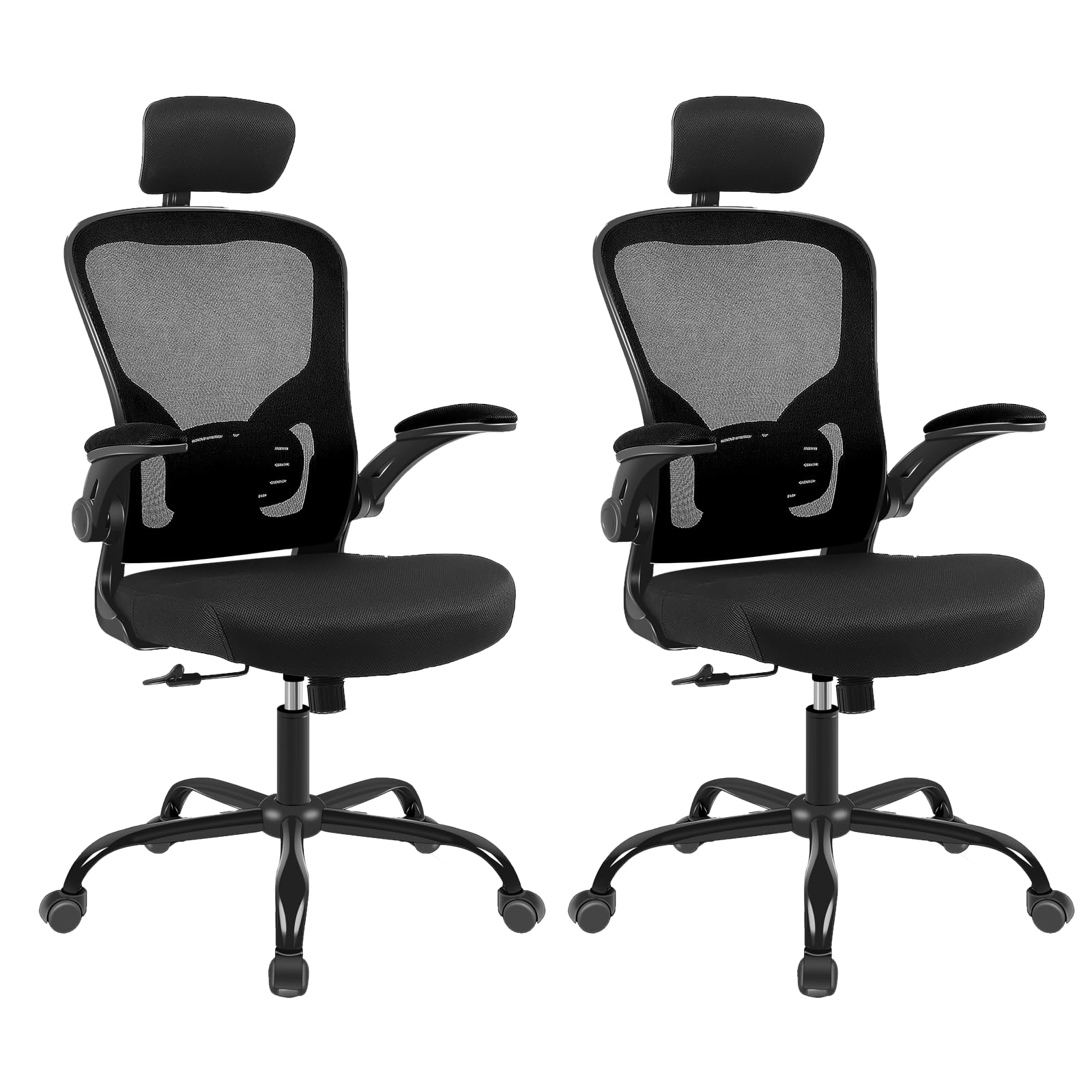 Ergonomic Office Desk Chair 2Pack- Mesh Home Office Desk Chairs with Lumbar Support &amp; 3D Adjustable Armrests,Executive Rolling Chair(2Pack Office Chair)