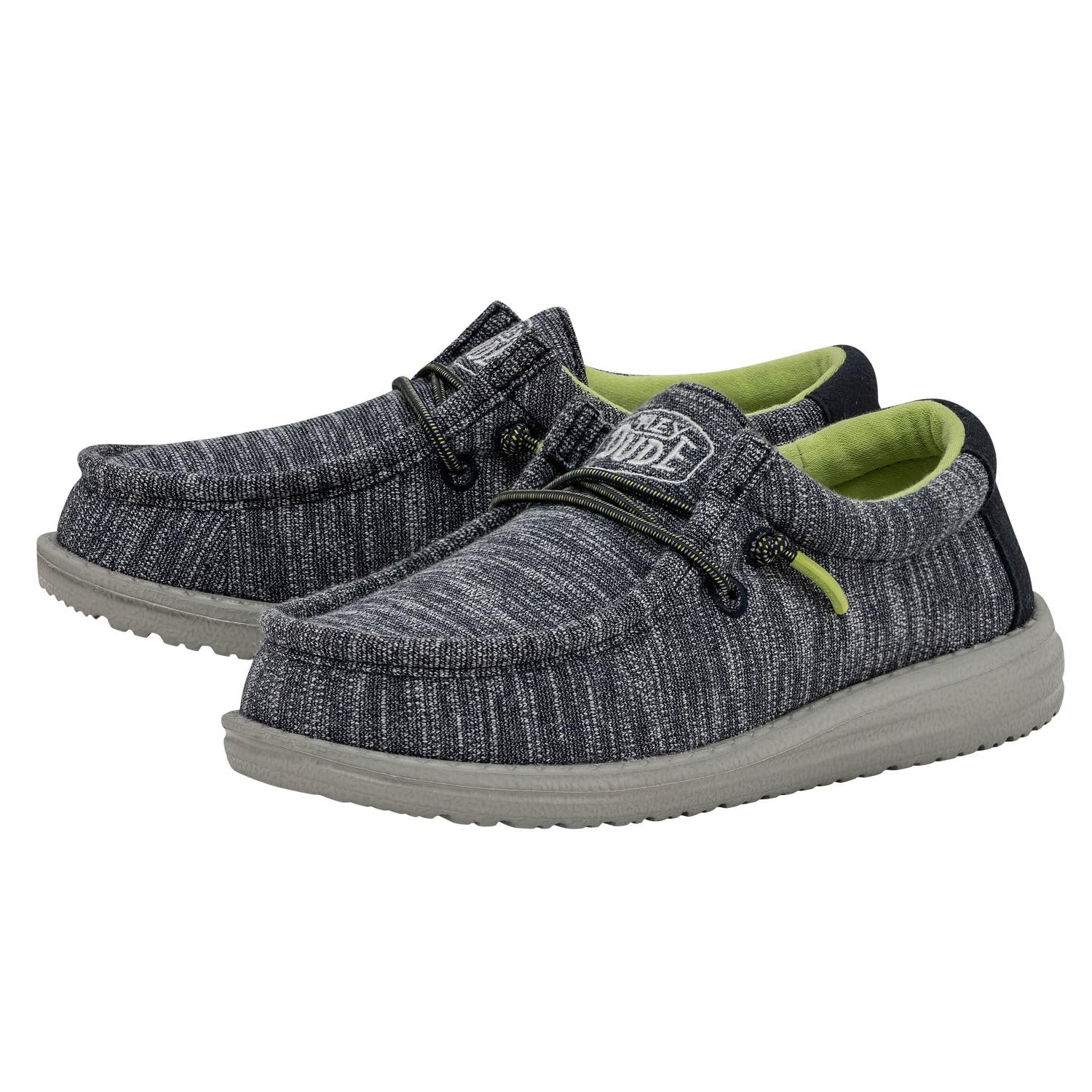 HEYDUDE Wally Youth Stretch Moc Toe Shoes