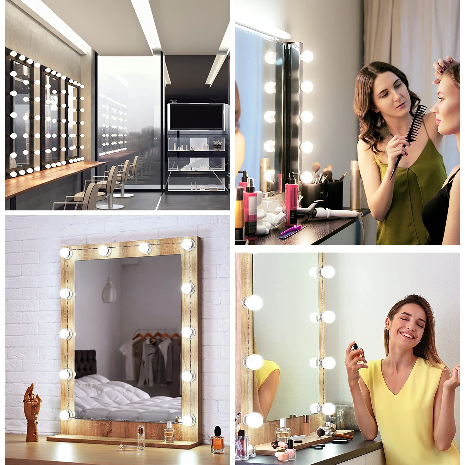 Hollywood Vanity Mirror Lights Kit - Dimmable & Natural Light -7 Hollywood Vanity Mirror Lights Kit - Dimmable & Natural Light -7