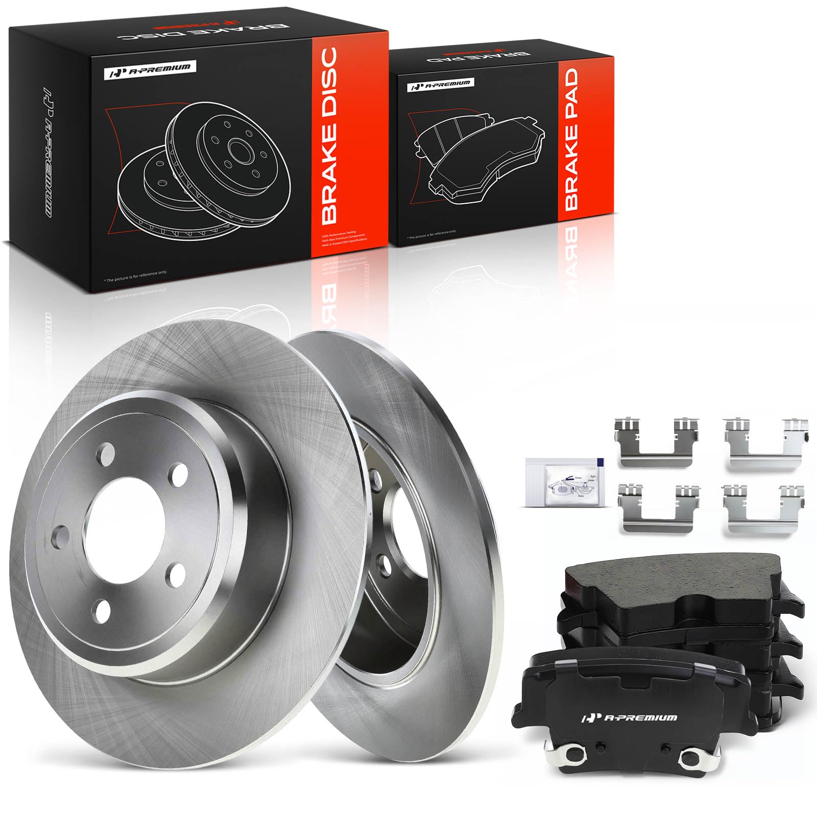 Amazon.com: A-Premium 12.60 in (320 mm) Rear Solid Disc Brake