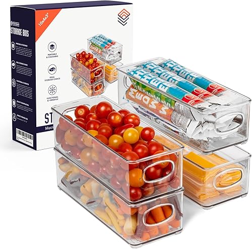 Miniatura 1 de ClearSpace Organizador de despensa de plástico y almacenamiento de alimentos, gran organización de cocina y almacenamiento de cocina, cubos