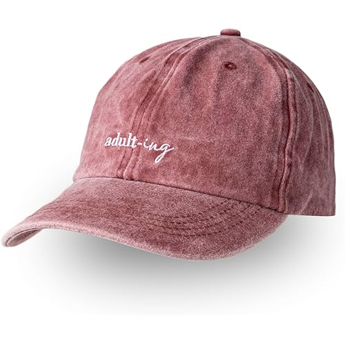 PACIFIC BRIM Women's and Men's Classic Cotton Baseball Hat Adjustable Trucker Cap