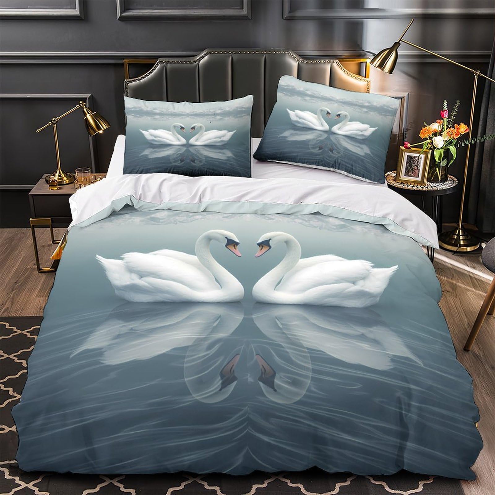 Ensemble de literie 3D éclair pour une chambre moderne et dynamique de taille King