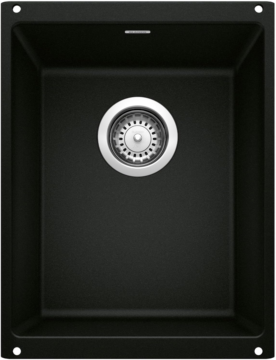 BLANCO Precis Bar/Prep Sink, Coal Black 14 Inch