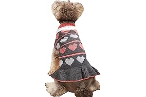 Jecikelon Pet Dog Long Sweaters Dress for Dachshund