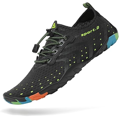 Mishansha Water Shoes for Women Men Barefoot Beach Shoe Quick Dry Aqua Swim Socks for Surfing Yoga Size 4.5-15 Women/3-13.5 Men