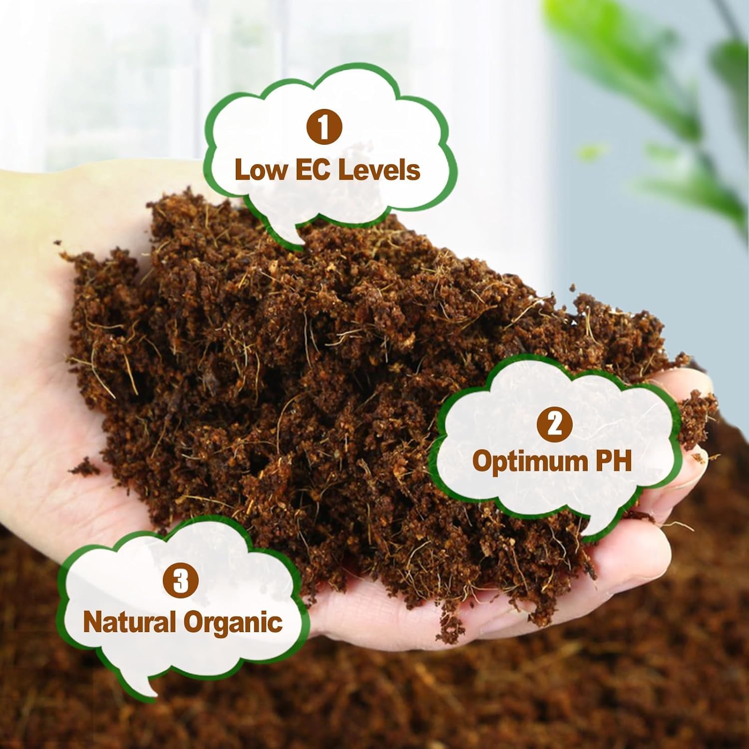 SRI SAI FORESTRY Cocopeat Block (5 KG) | 100% Natural Coconut Coir Fiber | Organic Fertilizer for Home Gardening, Potted Plants, Indoor & Outdoor Use | Eco-Friendly Agricultural Compost - Image 8 thumbnail