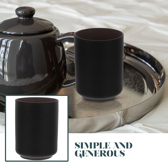 Japanese Tea Cup Retro Style Ceramic Tea Cup Handleless Household Water Round Smooth Decorative for Home Office Daily Serving Vintage Asian Style