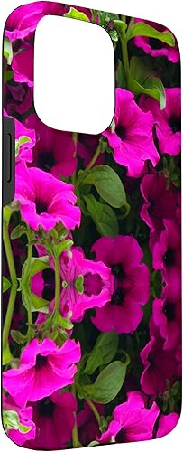 Vista 75 de Funda de regalo para iPhone 13 Pro Max Petunia Floral Cool Garden Plant Flower Gardener