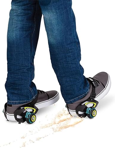 Miniatura 5 de Razor Ruedas de talón Jetts resistentes con almohadillas de chispa, almohadillas antideslizantes y correa de gancho y bucle para edades de 6 años o
