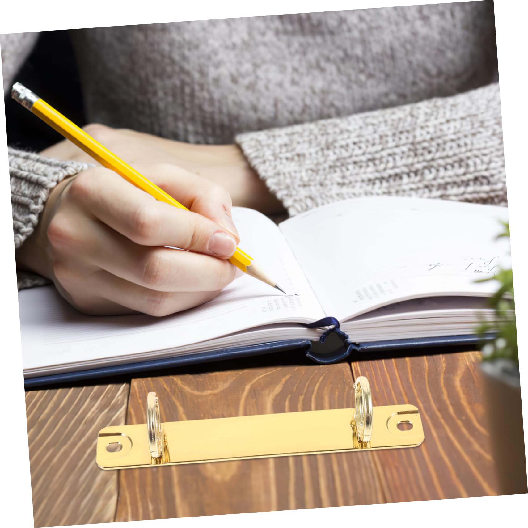 ARTIBETTER 5 Pezzi Raccoglitorper Libri con Componibili Rilegatura Portatile per Taccuini e Documenti Inserti per Raccoglitori Facile Usare