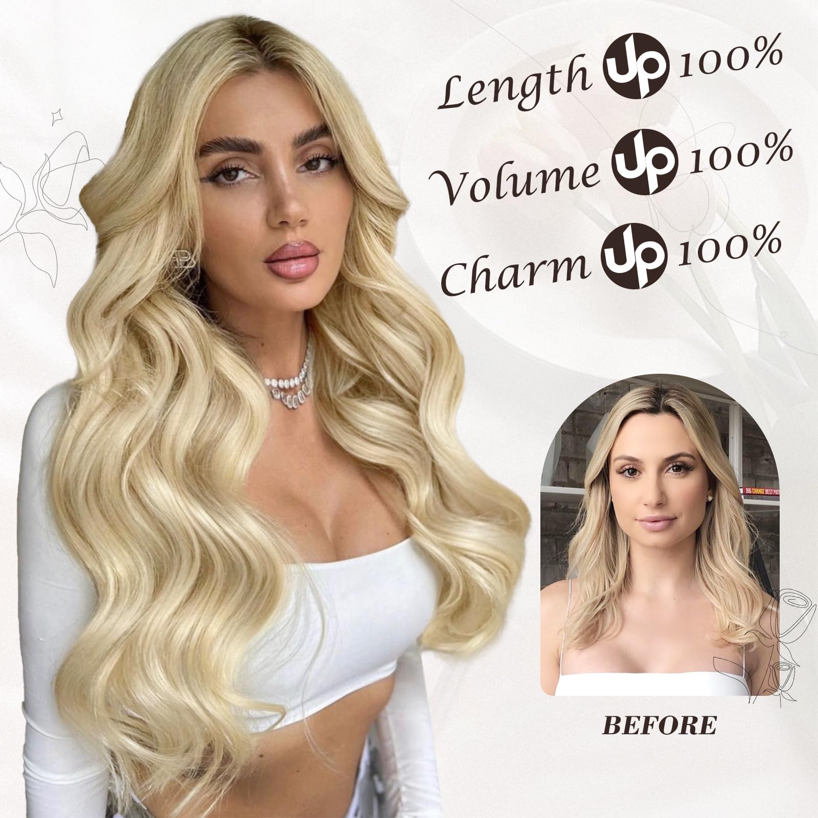 BARSDAR Clip in Hair Extensions - Image 4