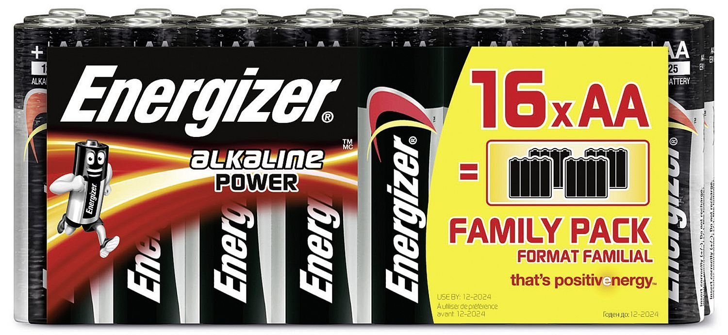 Pile LR6 (AA) alcaline(s) Energizer E300173000 Power LR06 1.5 V 16 pc(s)