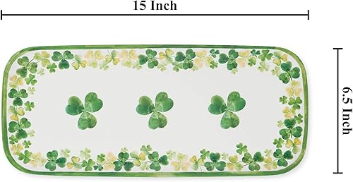 Miniatura 2 de UP ware Cinco de Mayo - Bandeja rectangular de melamina para servir, 15 x 6.5 pulgadas, bandeja de comida sin BPA para entretenimiento en fiestas