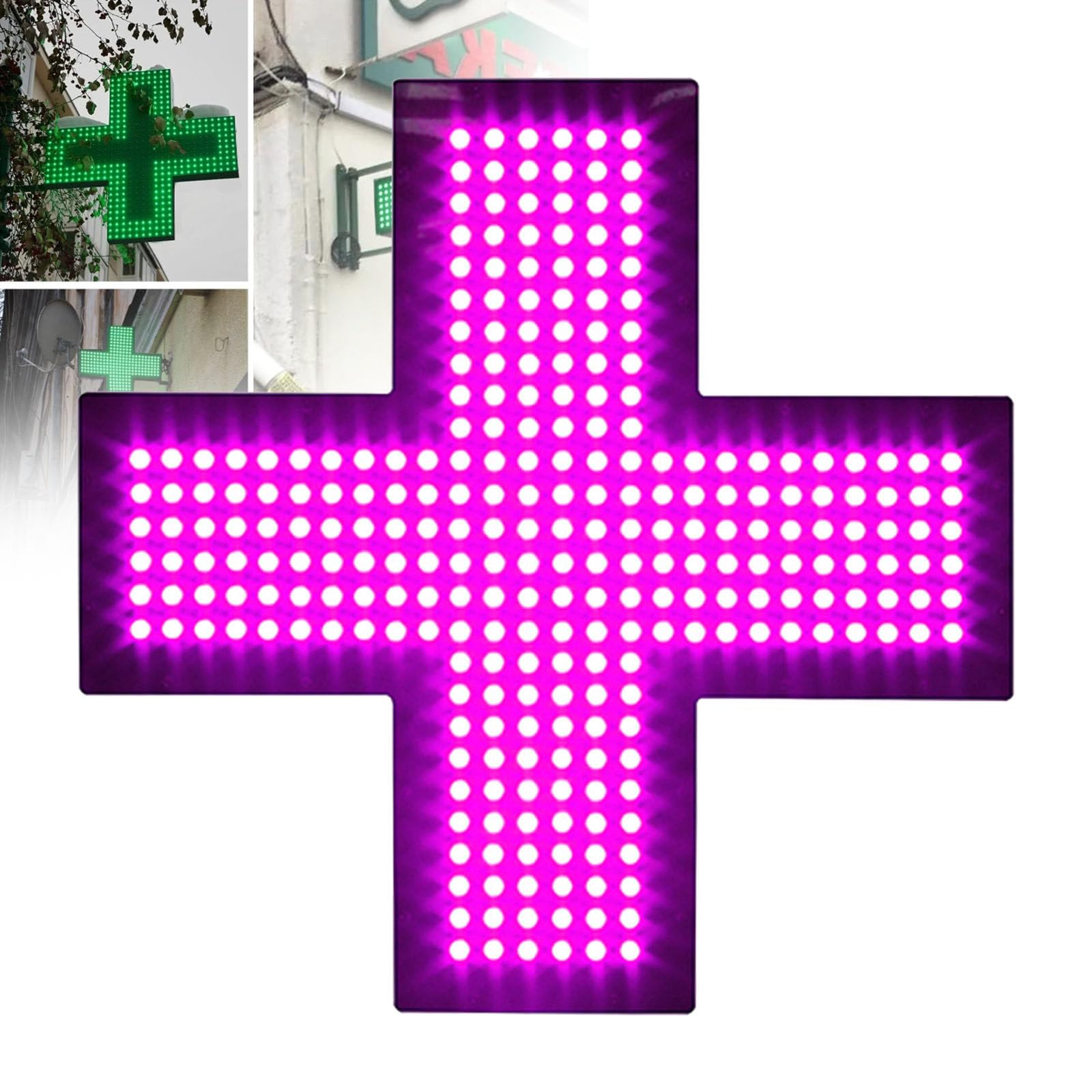 Cruz Médica LED con Iluminación Autoajustable – Tecnología Anti-Deslumbramiento y Bajo Consumo, Certificada CE para Hospitales o Centros Comerciales,F