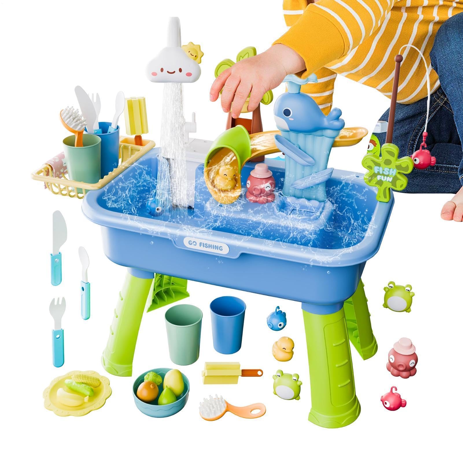 Generisch Sand Wasserspieltisch Kinder Gartenspielzeug, Wassertisch Sandspielzeug