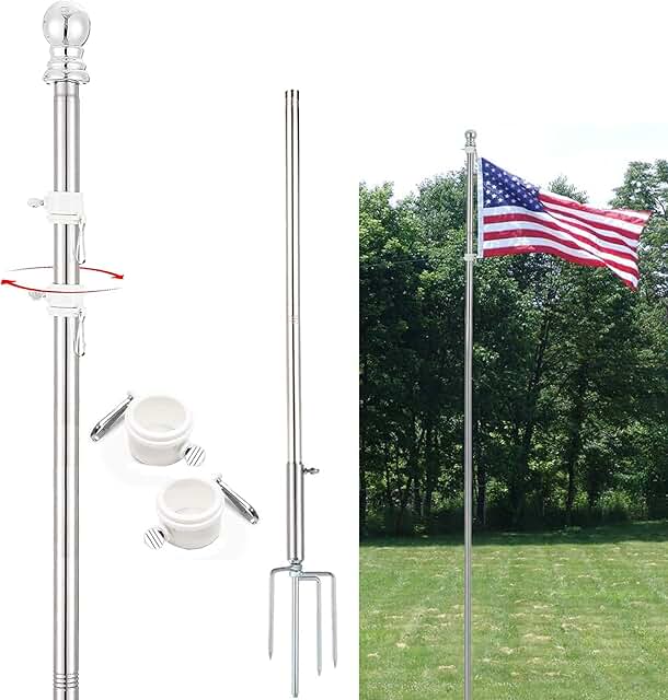 ground mount flag pole