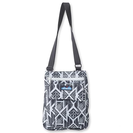KAVU For Keeps Bag With Hip Crossbody Adjustable Purse Strap, Carbon Tribal