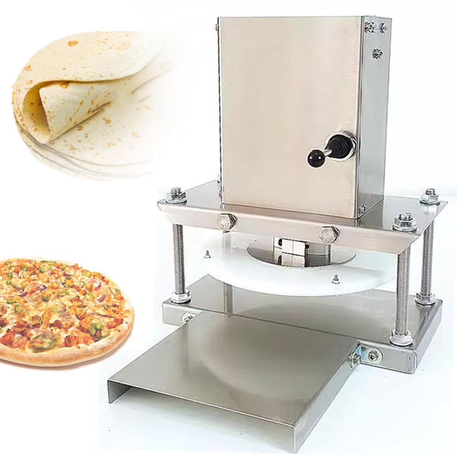 Laminoir à pâte commercial robuste pour la confection de croûtes et pâtisseries