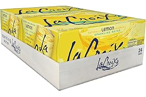 LaCroix Sparkling Water, Lemon Flavor, 12 oz. Can