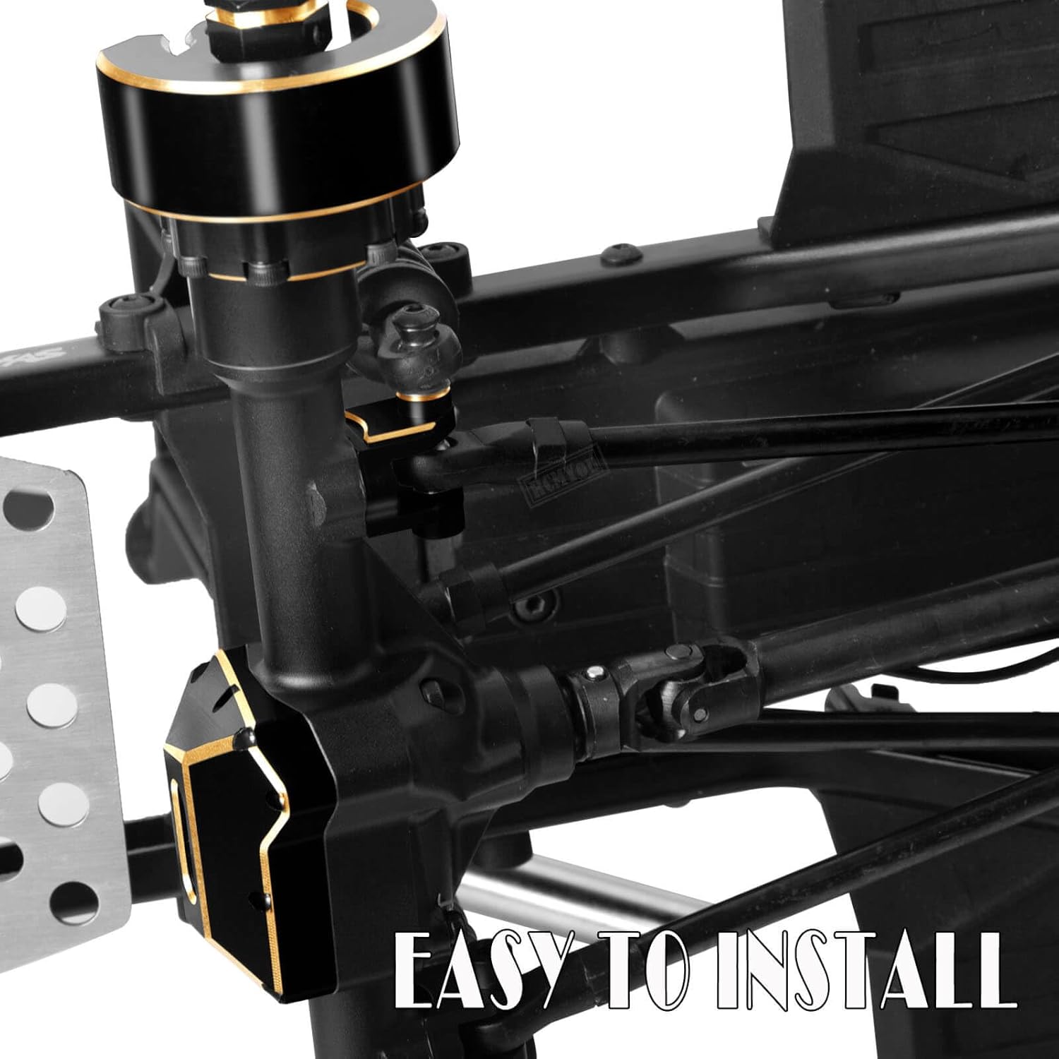 Axle Mount Set Upgrades Part for 1/10 TRX-4 RC Crawler,Front/Rear (for Suspension Links)