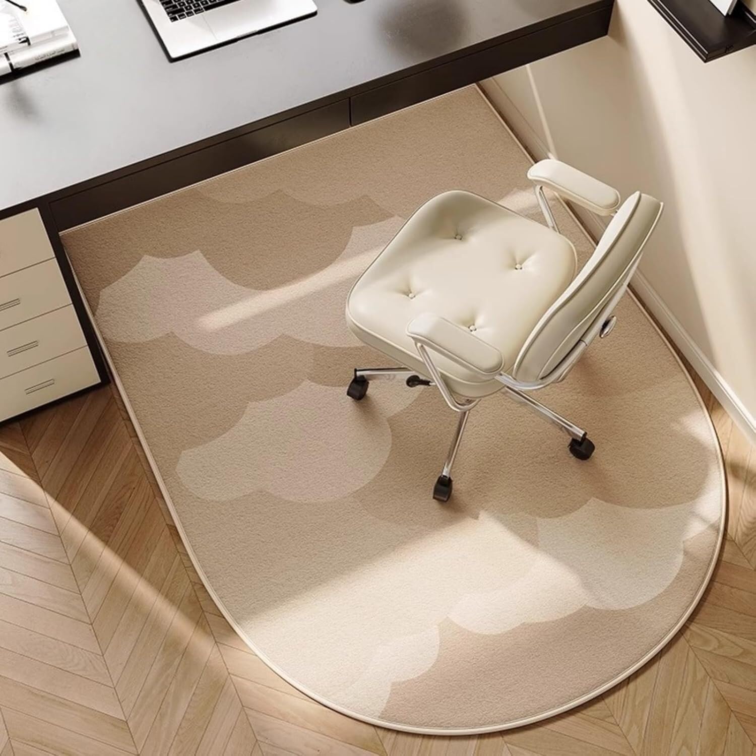 SSDDLZEQ Premium durable range A Modern And Elegant Cushion For Computer And Gaming Chairs, Designed Specifically For Wooden Floors(Clouds,100x120cm)