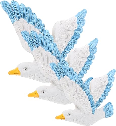 Veemoon Decoración de mar para colgante en miniatura Gaviotas pájaro volador aves marinas mediterráneas decoraciones náuticas dormitorio arte de Veemoon Decoración de mar para colgante en miniatura Gaviotas pájaro volador aves marinas mediterráneas decoraciones náuticas dormitorio arte de