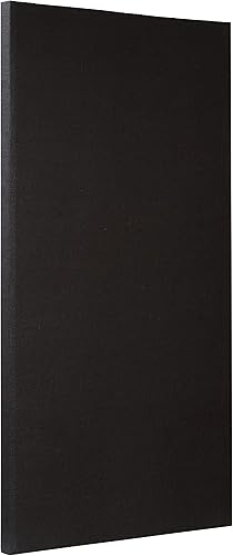 ATS panel acústico de 24 x 48 x 2 pulgadas, Negro