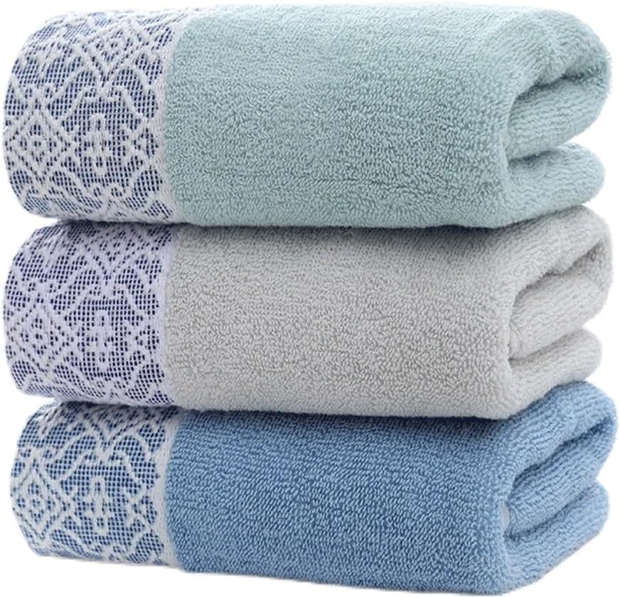 Printed Cotton Soft Absorbent Decorative Towel Bathroom Spa Hotel Daily Supplies