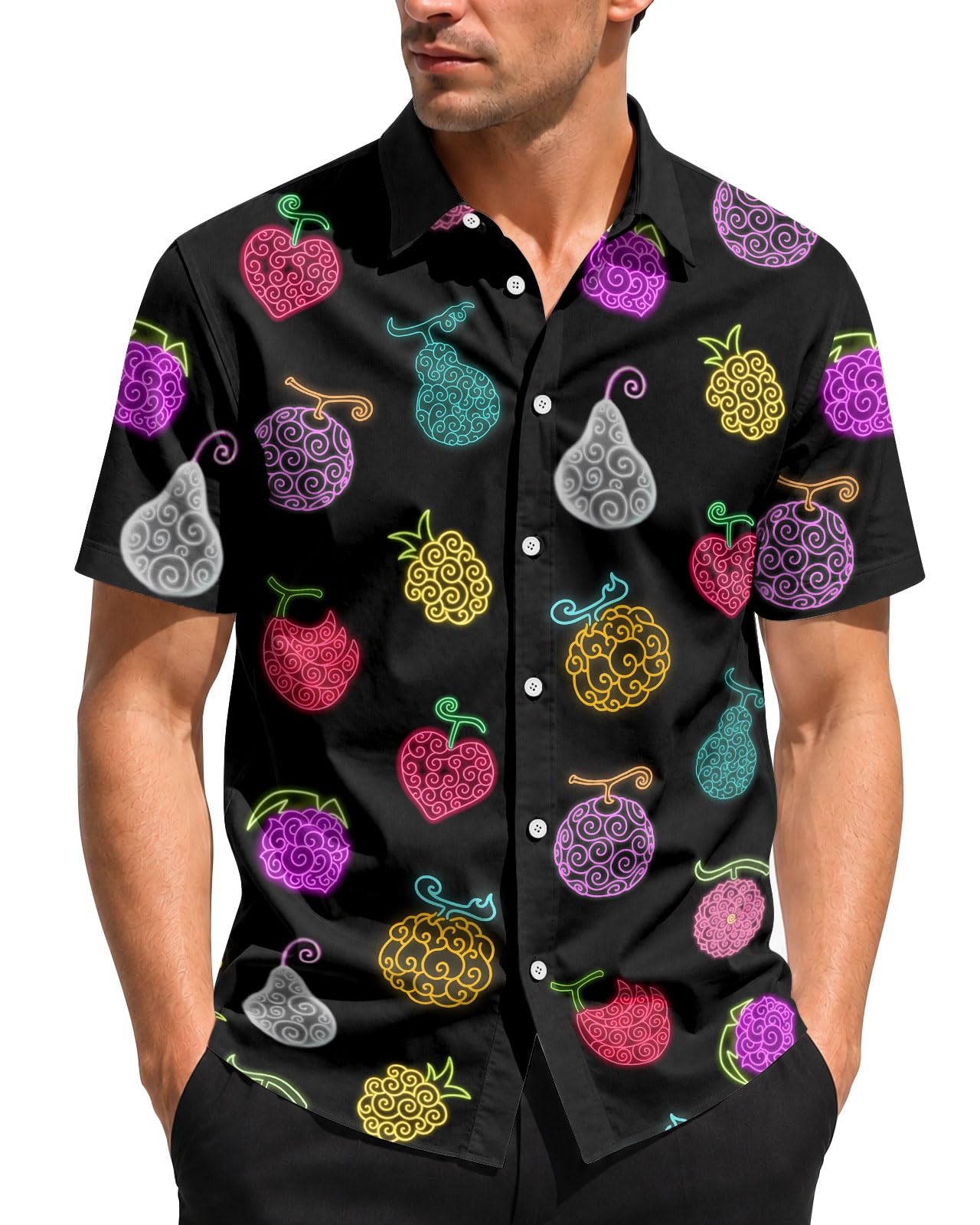 99TIMORO Movie Characters Halloween Shirt for Men Short Sleeve Top