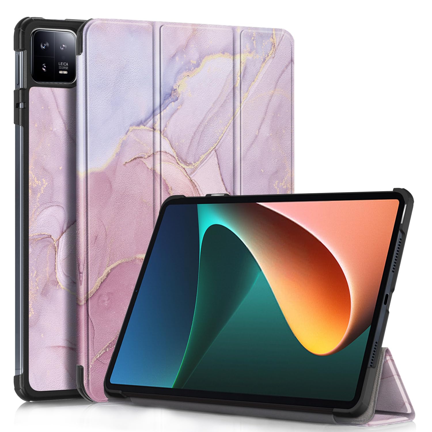 MOCA Case for Xiaomi Pad 6 11 inch,Slim Stand Hard Back Shell Protective Smart Cover for Xiaomi Pad 6/Pad 6 Pro 11" 2023 Case with Auto Wake/Sleep Function (Pink Marble) (B0CFLNTG7Z) Amazon Price History, Amazon Price Tracker