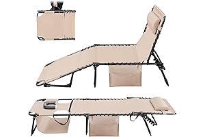 Greesum Chaise Lounge Chair : Ultimate Sunbathing Escape!