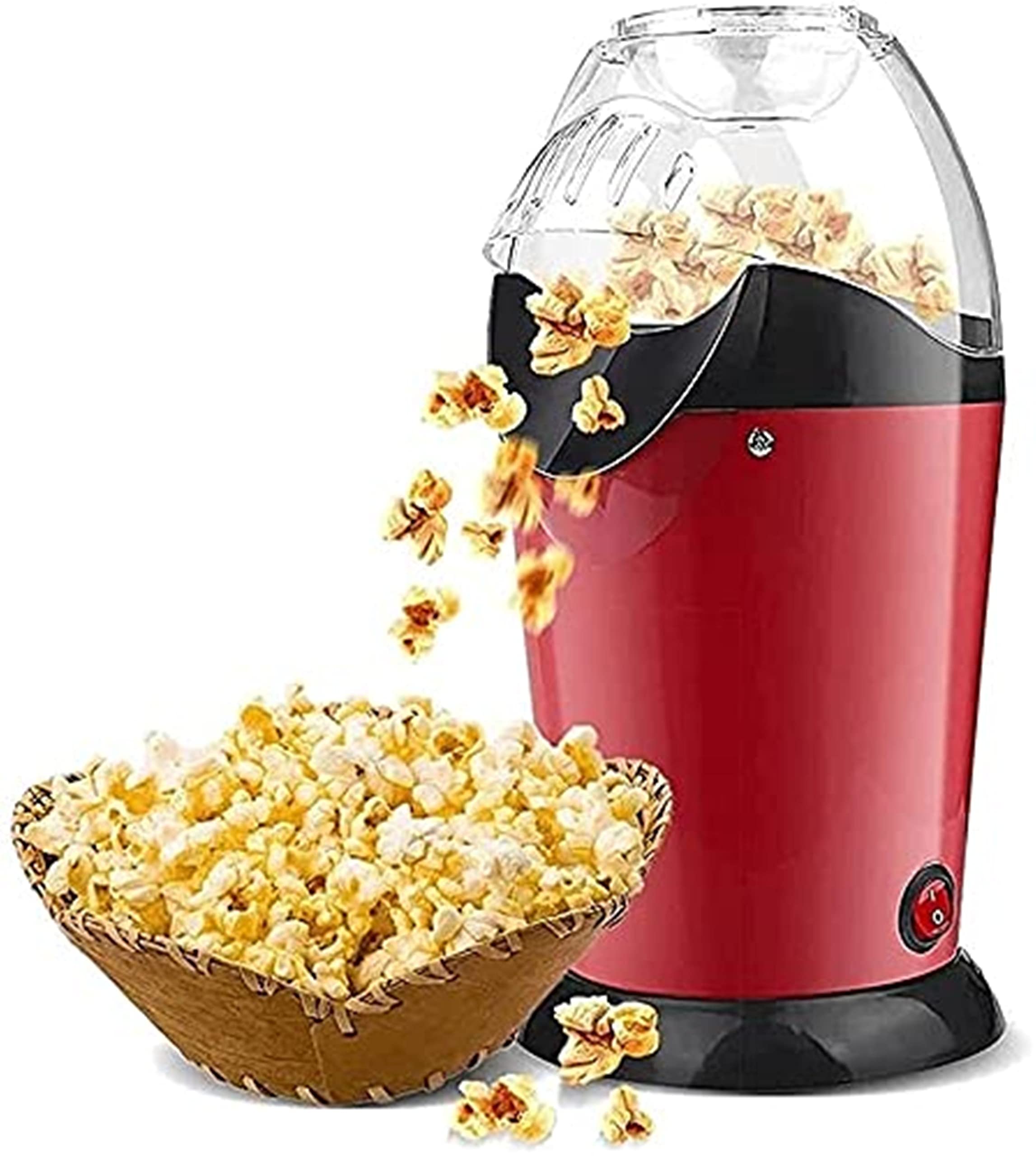 LUCRAFT Aluminum Popcorn Machine And Big Home Use Electric Big Popcorn Machine, Popcorn Maker Making Machine Automatic Household Electric