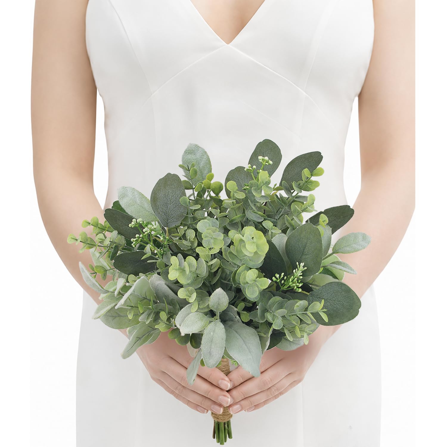 Rinlong Eucalyptus Bridesmaids Bouquet