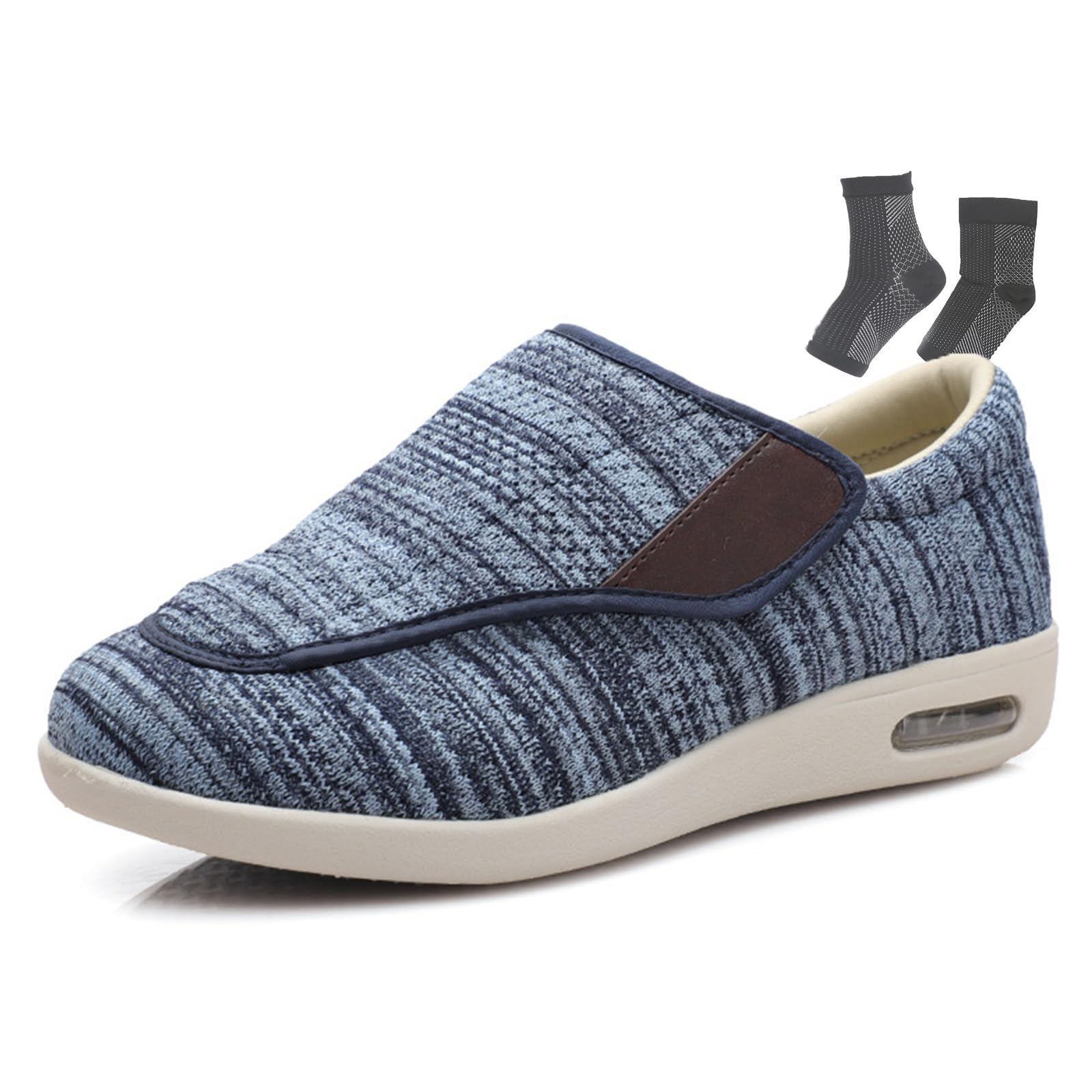 Scarpe Diabetiche, Extra Larghe Adatte per Il Dolore Ai Piedi Anziani con Neuropatia