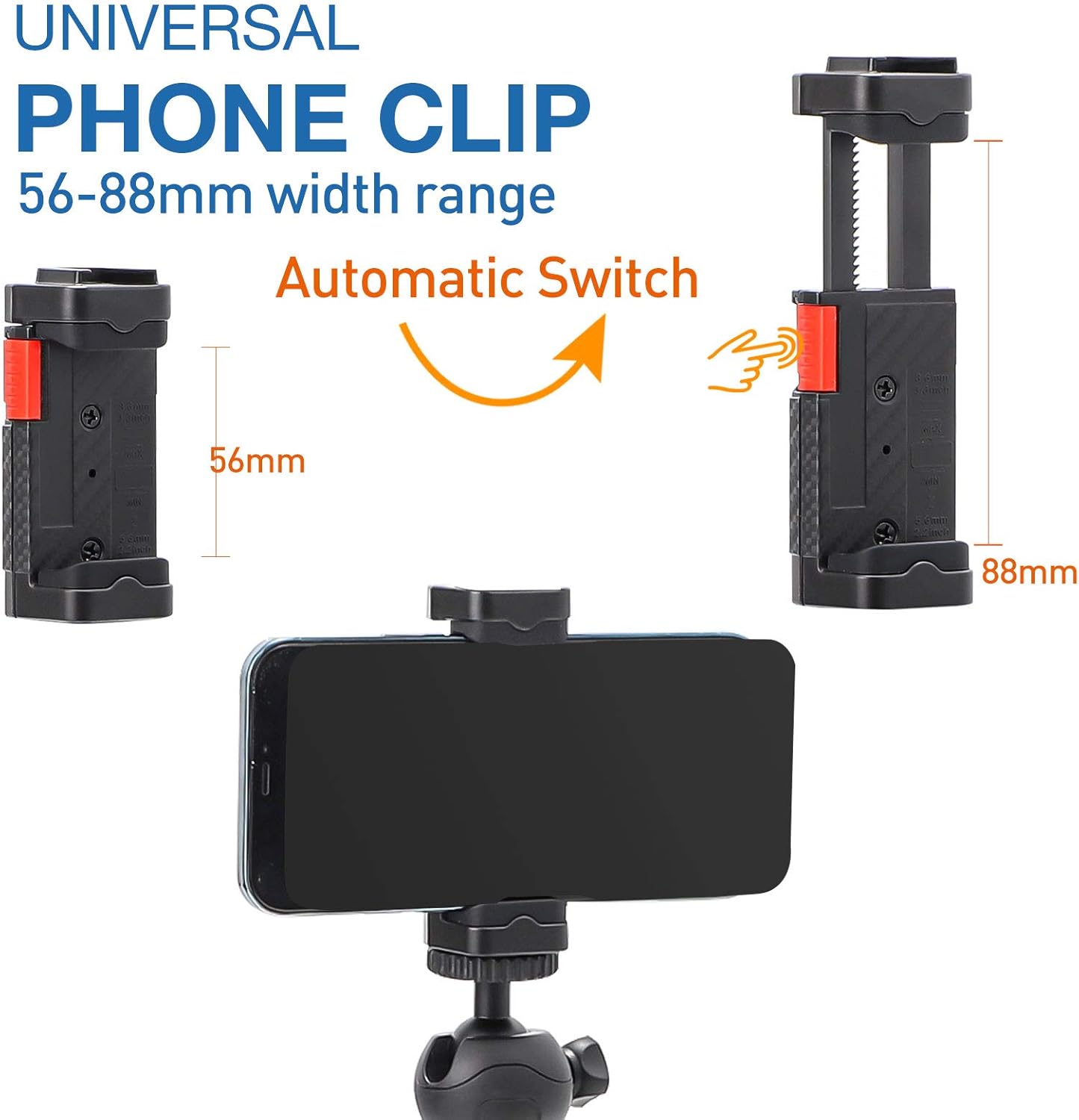 Suреr Bіg Clеаrаnсе! USKEYVISION Smartphone Video Vlogging Kit Video Light, w/Extendable Stick, for iPhone 13/Pro/Max/Mini, for YouTube Phone Filmmaking(Vlog K3)