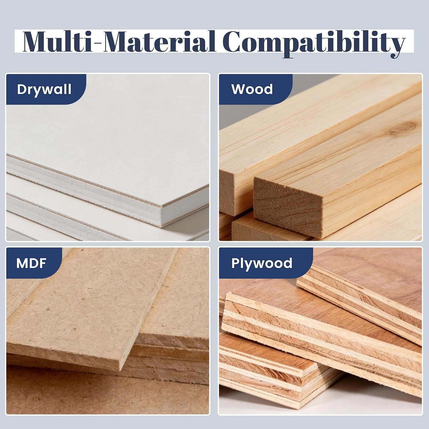 Flutesan 3000 Stück #6 x 3/4 Trockenbauschrauben, Grobgewinde, Stiftkopf-Kreuzschlitz-Holzschrauben, M3,5 x 20 mm, schwarzer Phosphat-Kohlenstoffstahl, für dünne Trockenbauwände, Platten, Schichten