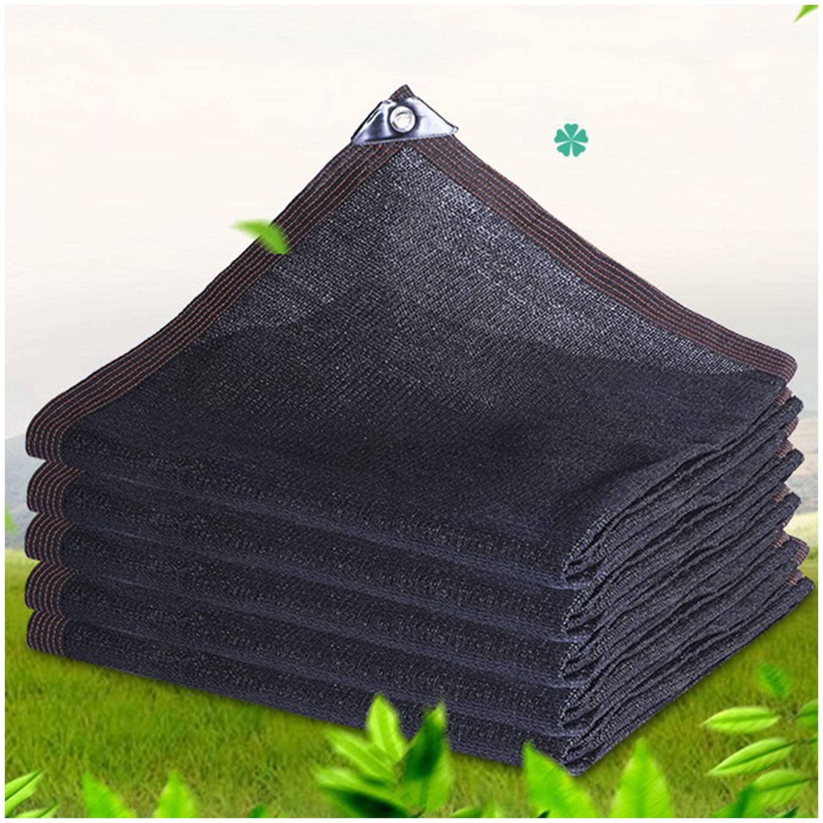 Shade Net Sunblock, 60% Uv Resistant Shade Cloth, 2x2/2x4/3x6/4x5m Shade Sail, Outdoor Shade Netting for Plants/Gardens, Awning,Black-1.5x1m(4.9 * 3.3ft)